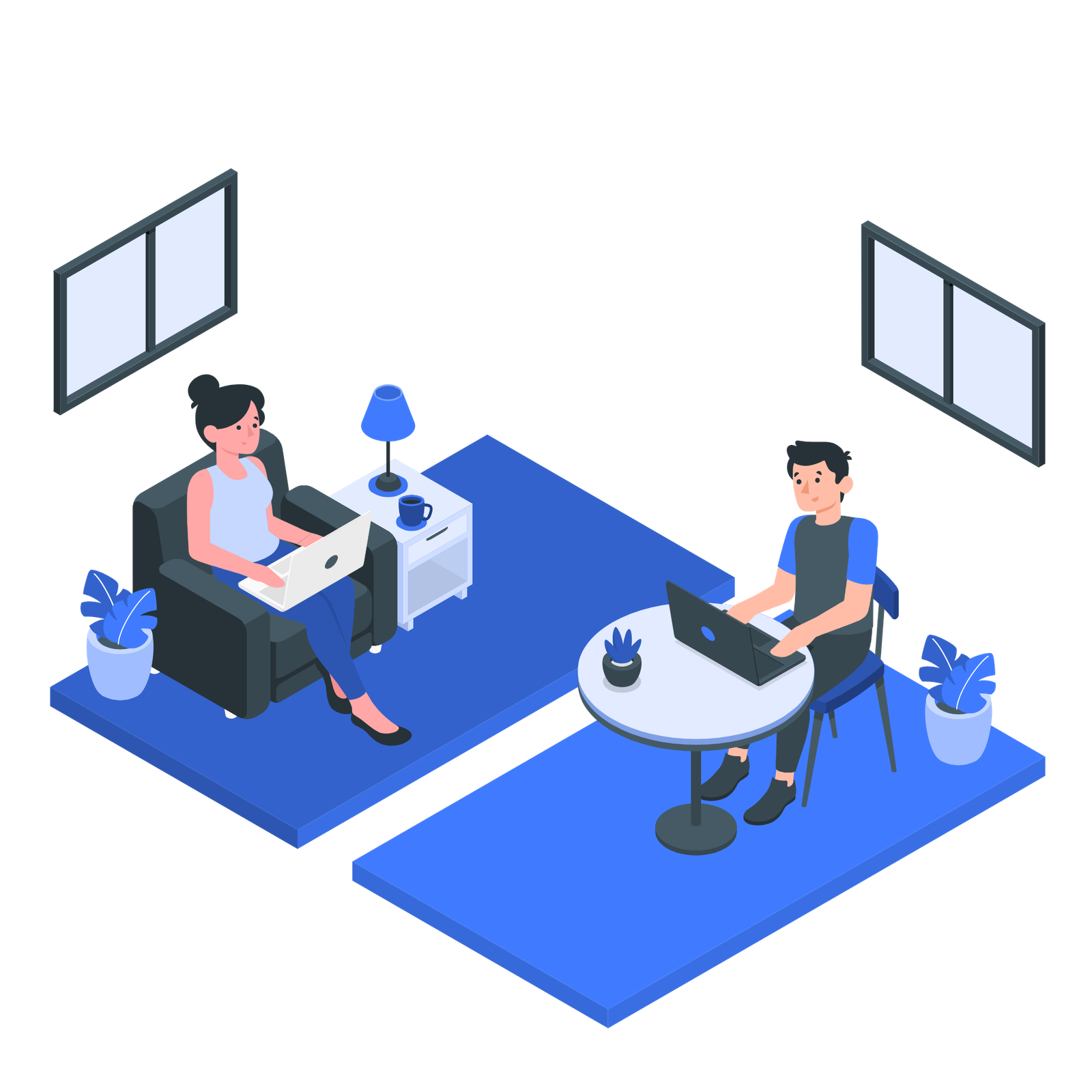 Happy workspace Human Resources Services